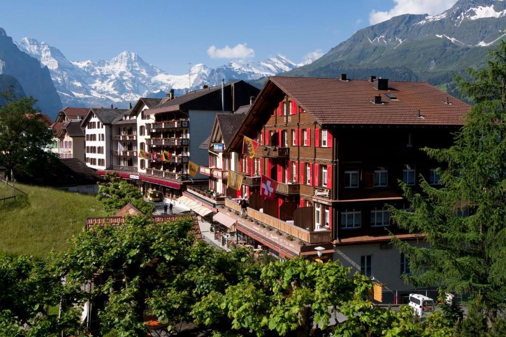 וונגן Swiss Lodge Hotel Bernerhof מראה חיצוני תמונה