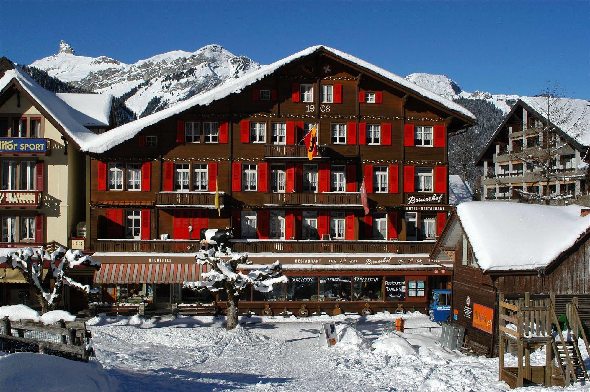 וונגן Swiss Lodge Hotel Bernerhof מראה חיצוני תמונה